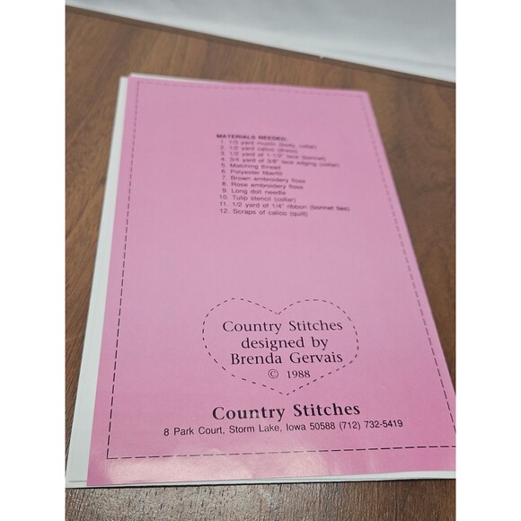 Somebunny Special 13" Bunny & Mini Quilt Sewing Pattern #112 Country Stitches - Picture 5 of 9